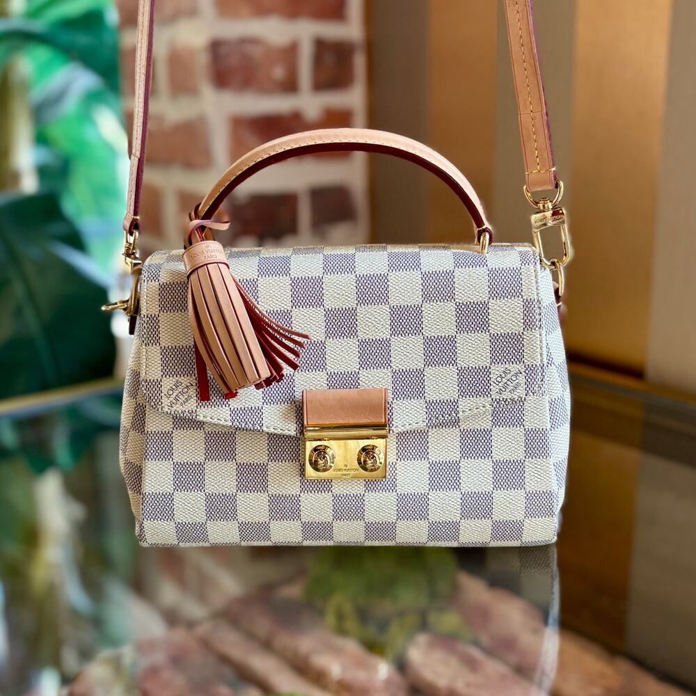 LOUIS VUITTON Damier Azur Croisette